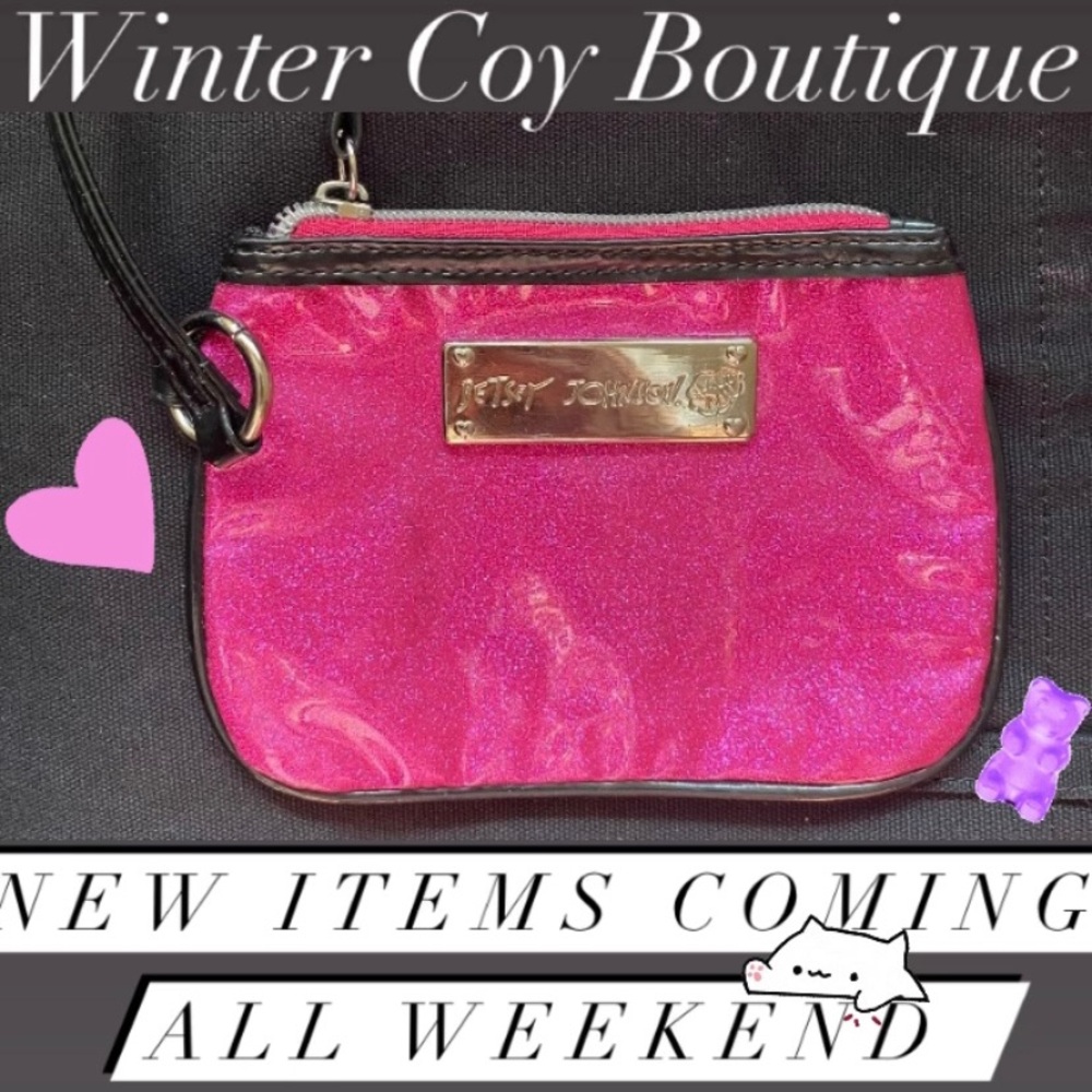 Pink mini purse
